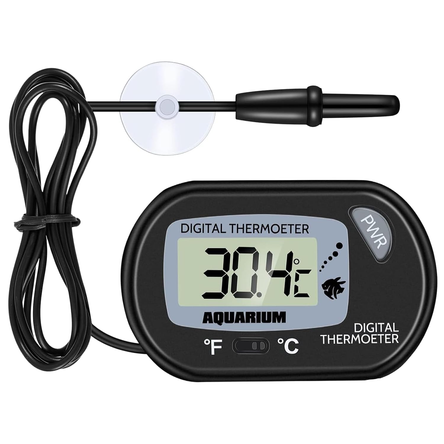 Petbank LCD Digital Aquarium Thermometer Fish Tank Water Terrarium Temperature