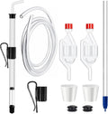 14" Auto Siphon with Bottling Wand Wine Siphon with Fermentation Airlocks | 3/8" Removable Racking Cane, Effortless
