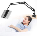 Tablet Stand Adjustable,Foldable Arm Stand for Bed,Aluminum Universal Flexible Tablet Holder with 360 Degree Rotation