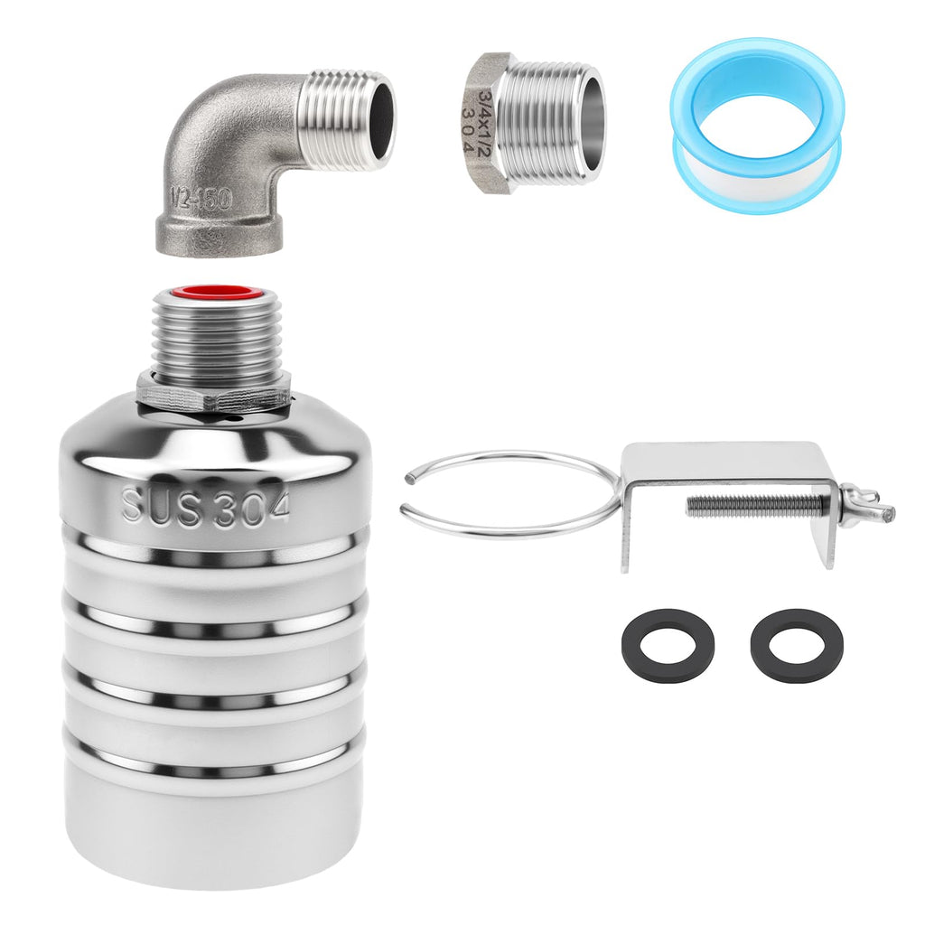 Float Valve Automatic Water Level Control Water Float Valves 1/2 to 3/4in