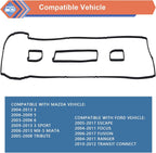 Engine Valve Cover Gasket Compatible with Ford Mazda Mercury Vehicle