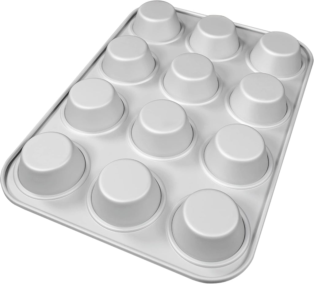 Anodized Aluminum Standard Muffin Pan, 11.2 x 15.8 Inch