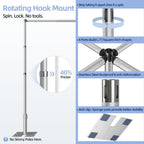 Upgrade Pipe and Drape Backdrop Stand 8.9x10FT Adjustable Photo Stand