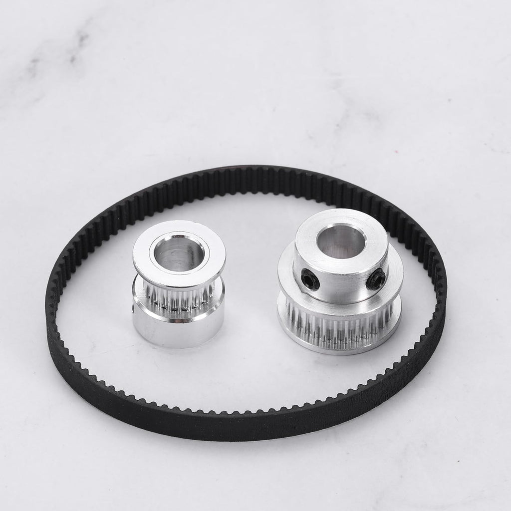 MECCANIXITY GT-2 Timing Belt 10mm Width 2mm Pitch Black 5pcs