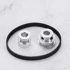 MECCANIXITY GT-2 Timing Belt 10mm Width 2mm Pitch Black 5pcs