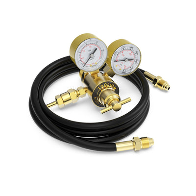 TOOLIOM Argon CO2 Regulator with CGA580 Inlet, 0-4000 PSI with Hose