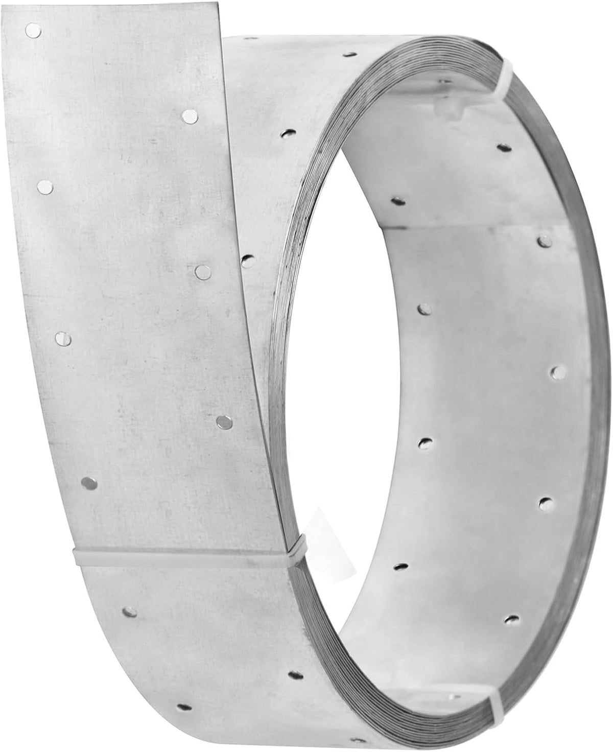 32ft Metal Strapping,2-3/8"Width Perforated Steel Coil Strap