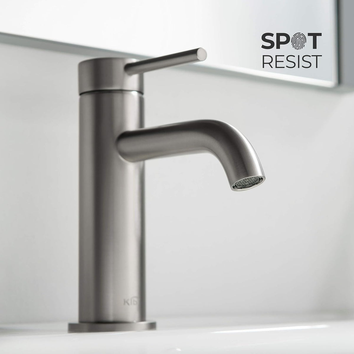 Circular Single Handle Bathroom Vanity Sink Faucet with Pop Up Drain | Solid Brass Lavatory Faucet with Water Supply