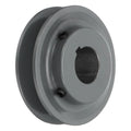 uxcell BK36-1 1/8 V-Belt Sheave 1-1/8"Bore 3.75"OD Single Groove Web Sheave Bored-to-Size Sheave, Cast Iron, Belt Section for 3L or B Belt