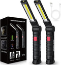 Tool Fathers Day Dad Gifts for Men Him Husband, LED Rechargeable Work Light for Mechanic with Magnetic Base Hook