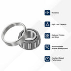 uxcell 14137/14274 Tapered Roller Bearing Cone and Cup Set, 1.375" Bore