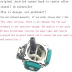 8pcs 3D Analog Joystick for Xbox One/Elite Also for PS4 Controller
