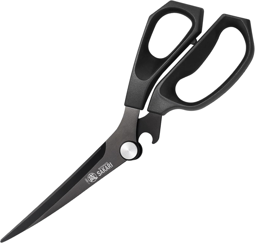 Japanese Kitchen Shears, Cooking Scissors Titanium Plated for Meat Vegetable Herb