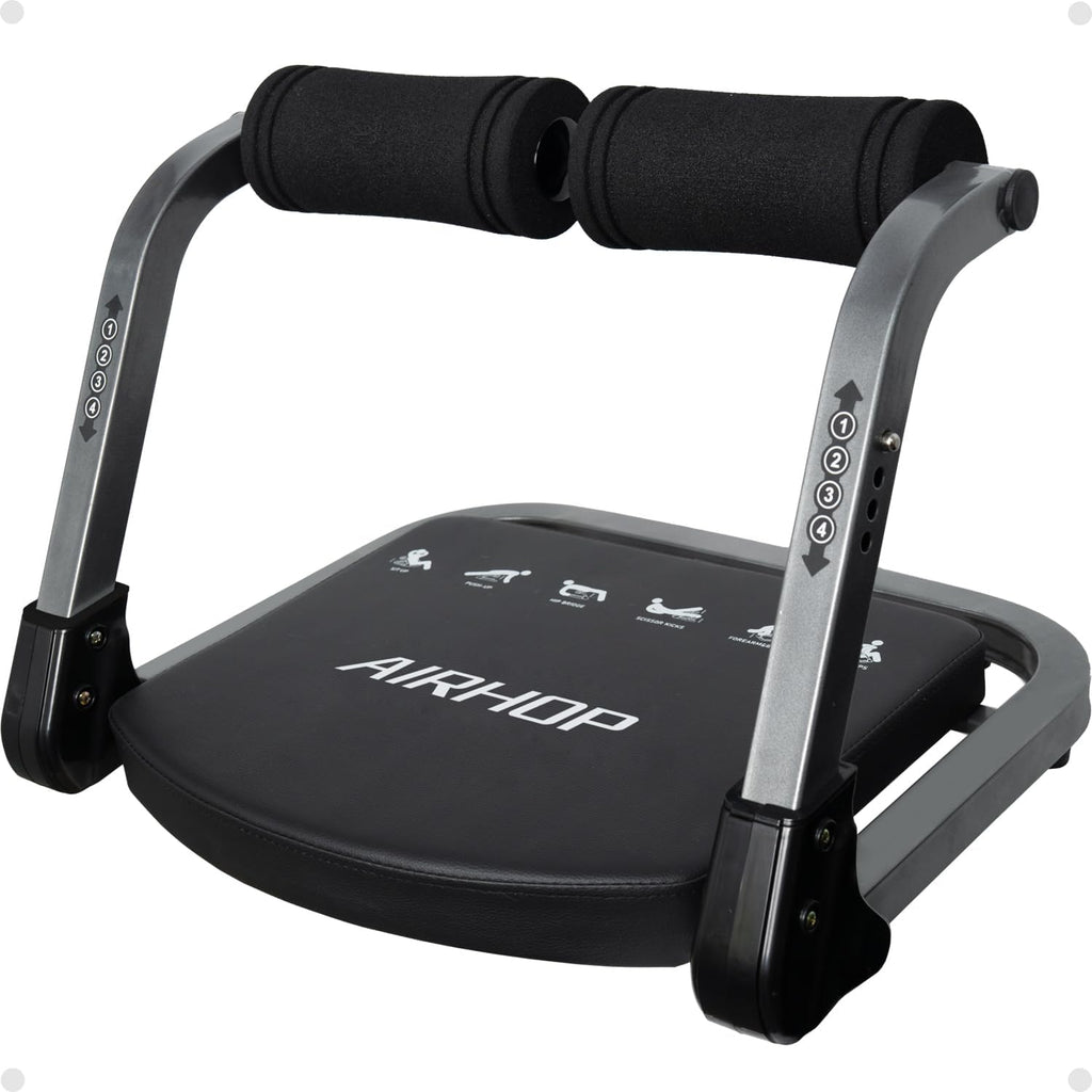 Ab Machine 4-Speed Auto Rebound Sit Up Abdominal Trainer Home Gym