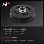 A-Premium Engine Harmonic Balancer Crankshaft Pulley Compatible with Honda