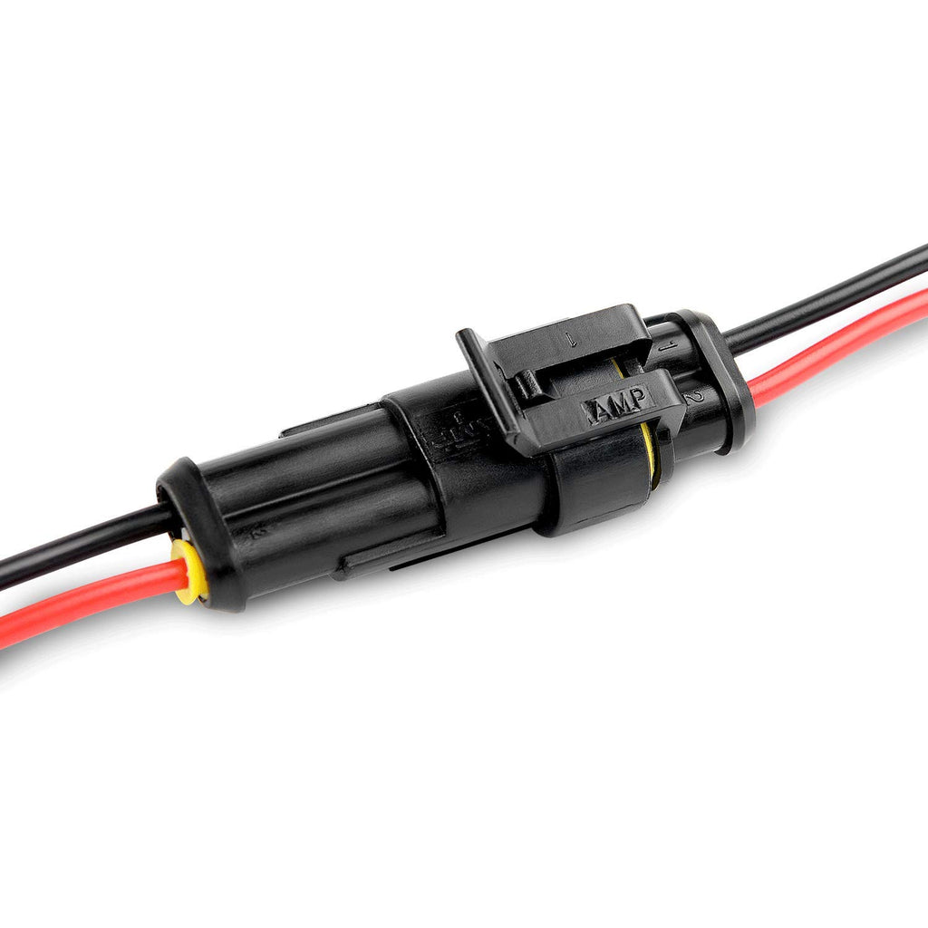50020R 2Pin Way 16AWG Waterproof Wire 1.5mm Series Terminal Connector-10 Pack,2 Years Warranty