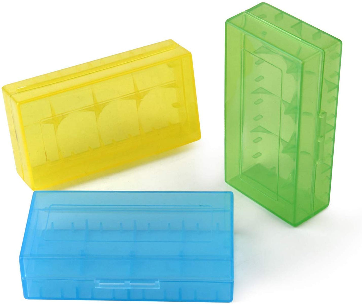 6pcs-Battery Storage Case for 18650 or CR123A Battery