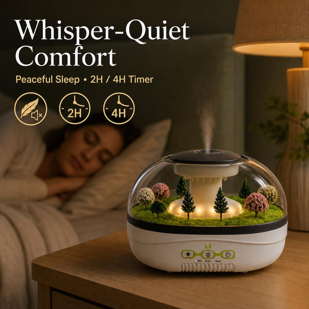 Garden Raindrop Aroma Diffuser, Essential Oil Diffuser with Mist Humidifier