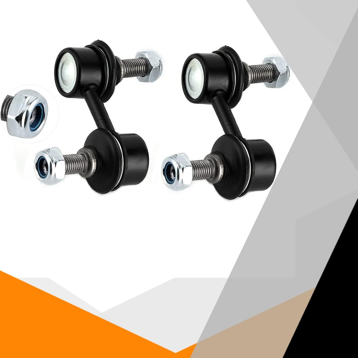 2pcs Front Sway Bar End Links Compatible with 2003-2013 FORESTER 2002-2016 IMPREZA 2005-2009 LEGACY 2005-2009 OUTBACK K750049