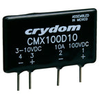CRYDOM CMX60D10 CMX Series 10 A 60 V DC Control Solid State Relay PCB Mount - SIP-4 - 1 item(s)