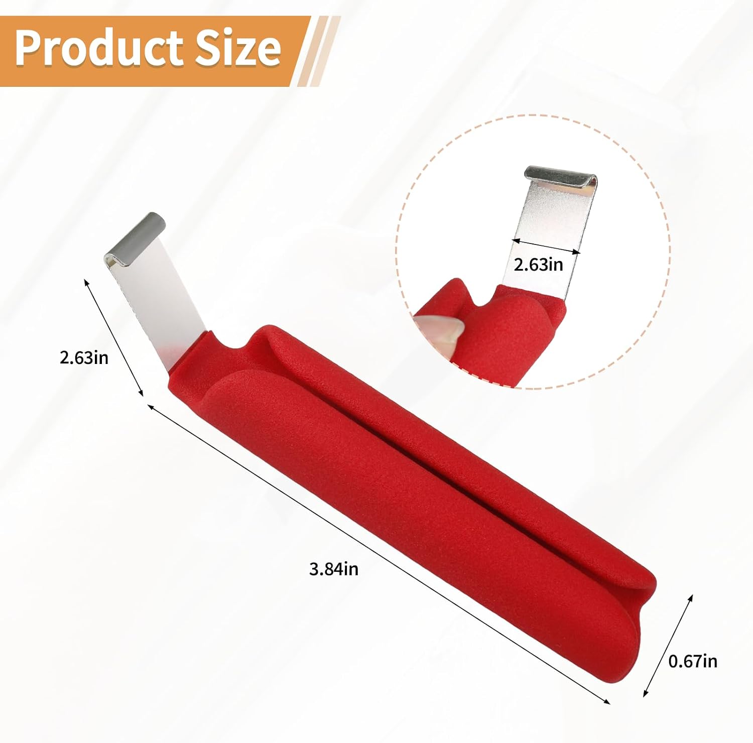 Vinyl Siding Removal Tool Fits for Reattach Siding Repair, Red