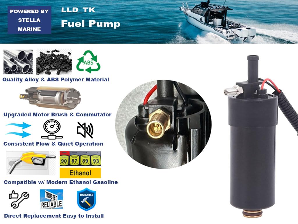 E-TEC Fuel Pump for Evinrude Johnson OMC BRP Outboard