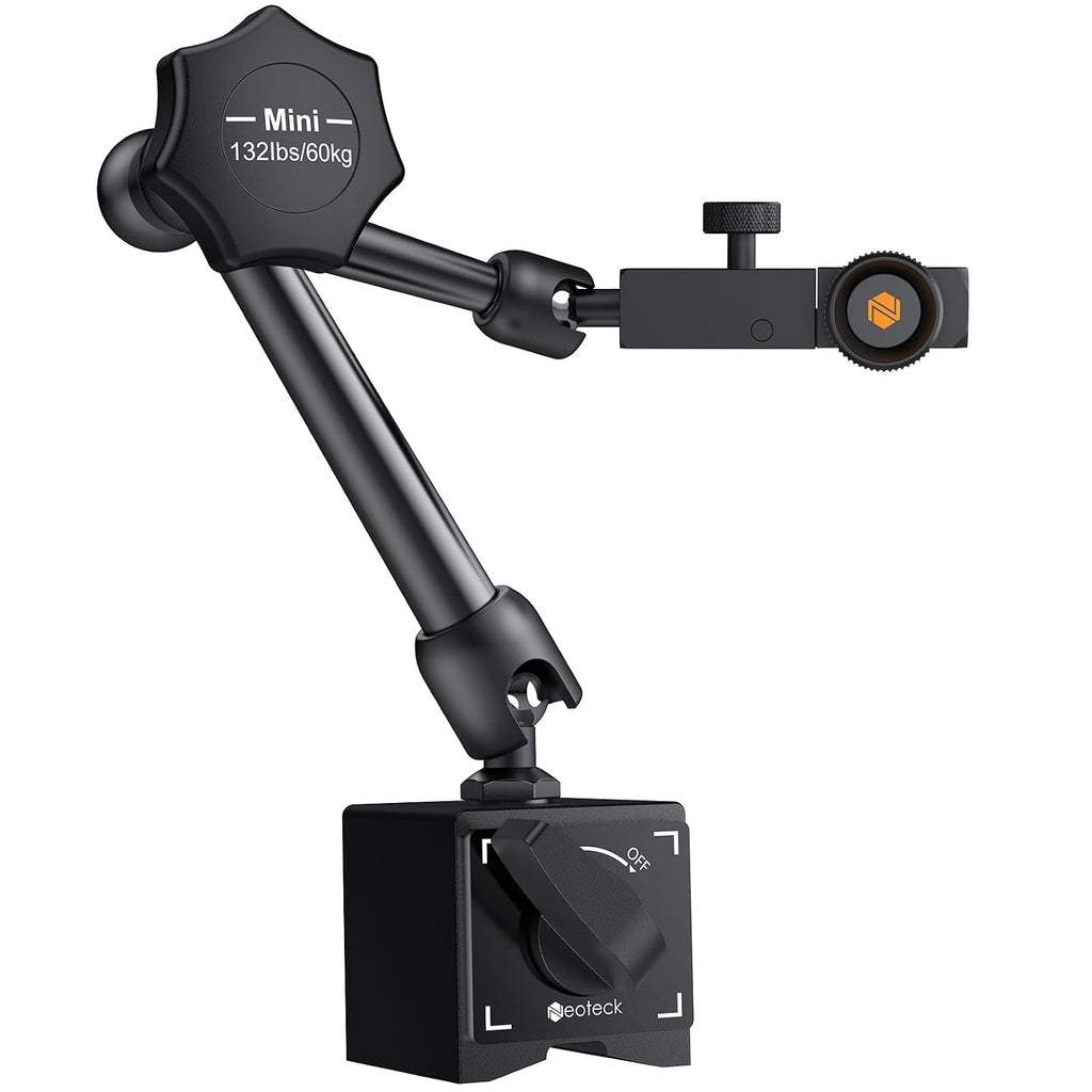 Neoteck 132lbs/60kg Max Pull Steel Magnetic Base for Digital Dial Indicator