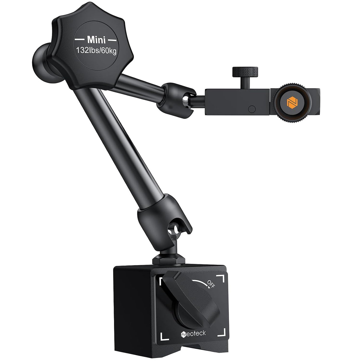 Neoteck 132lbs/60kg Max Pull Steel Magnetic Base for Digital Dial Indicator
