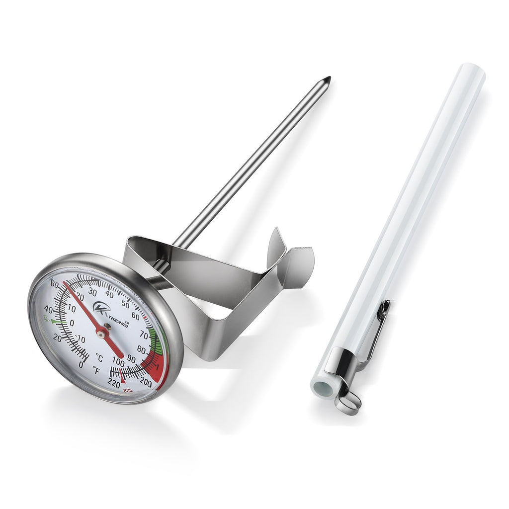 Instand Read 2-Inch Dial Thermometer,Best for The Coffee Drinks,Chocolate Milk Foam