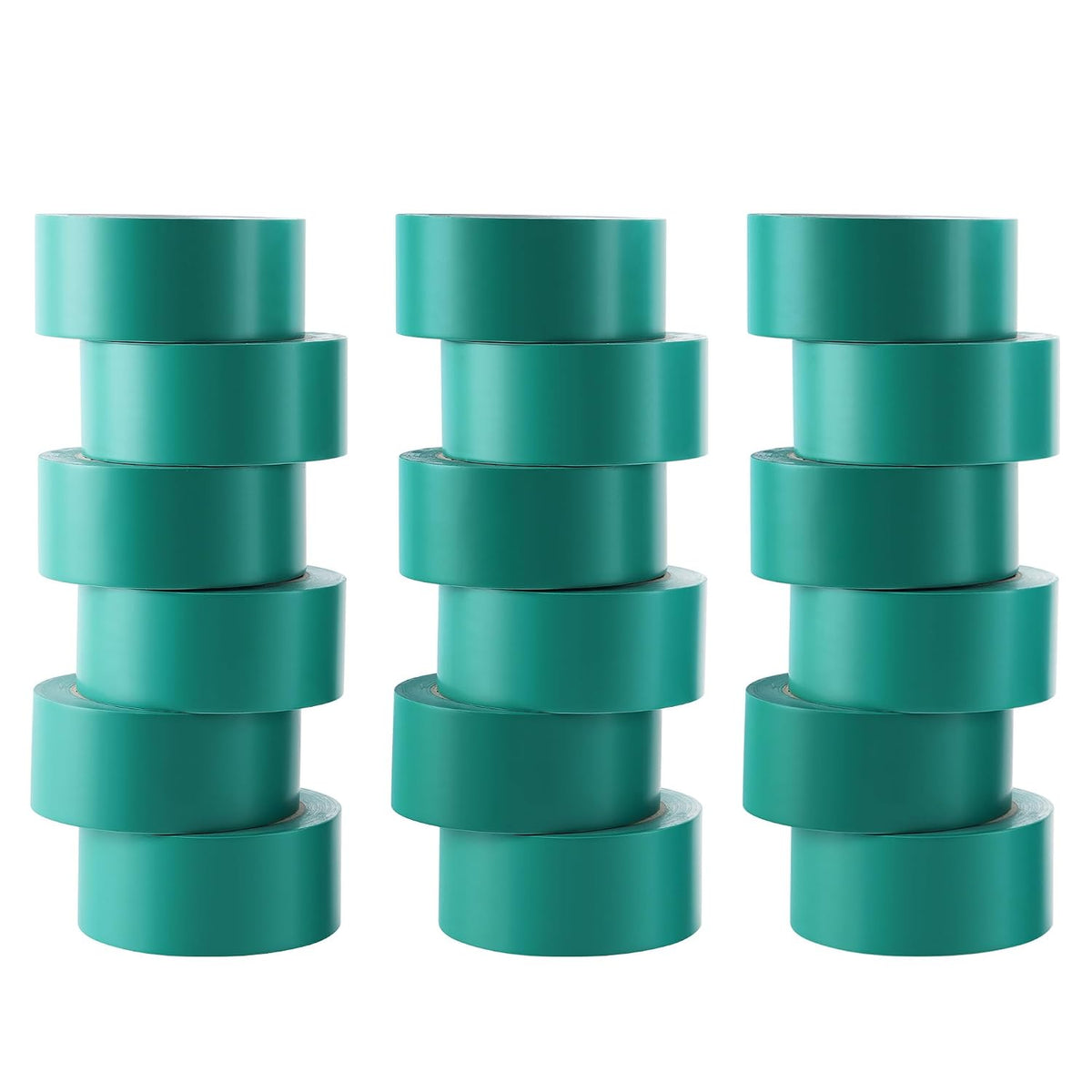 18 Rolls 2"x 36yd Green Vinyl Safety Tape, Floor Marking & Bundling