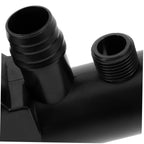 Kitchen Sink Drain Pipe Fitting for Food Waste Disposer, Black ABS
