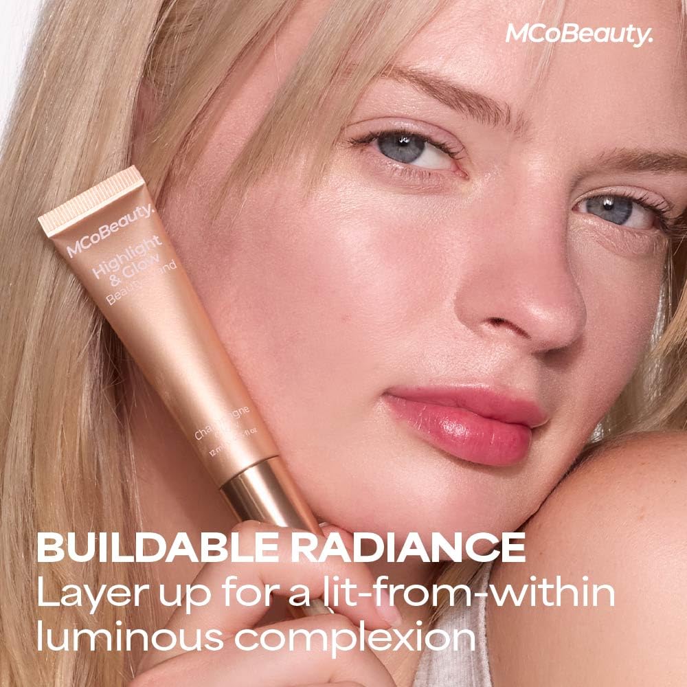 Highlight & Glow Beauty Wand Liquid Highlighter - Champagne