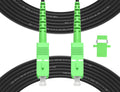 Outdoor OS2 SCA to SCA Fiber Optic Cable Single Mode, 75M(246ft)