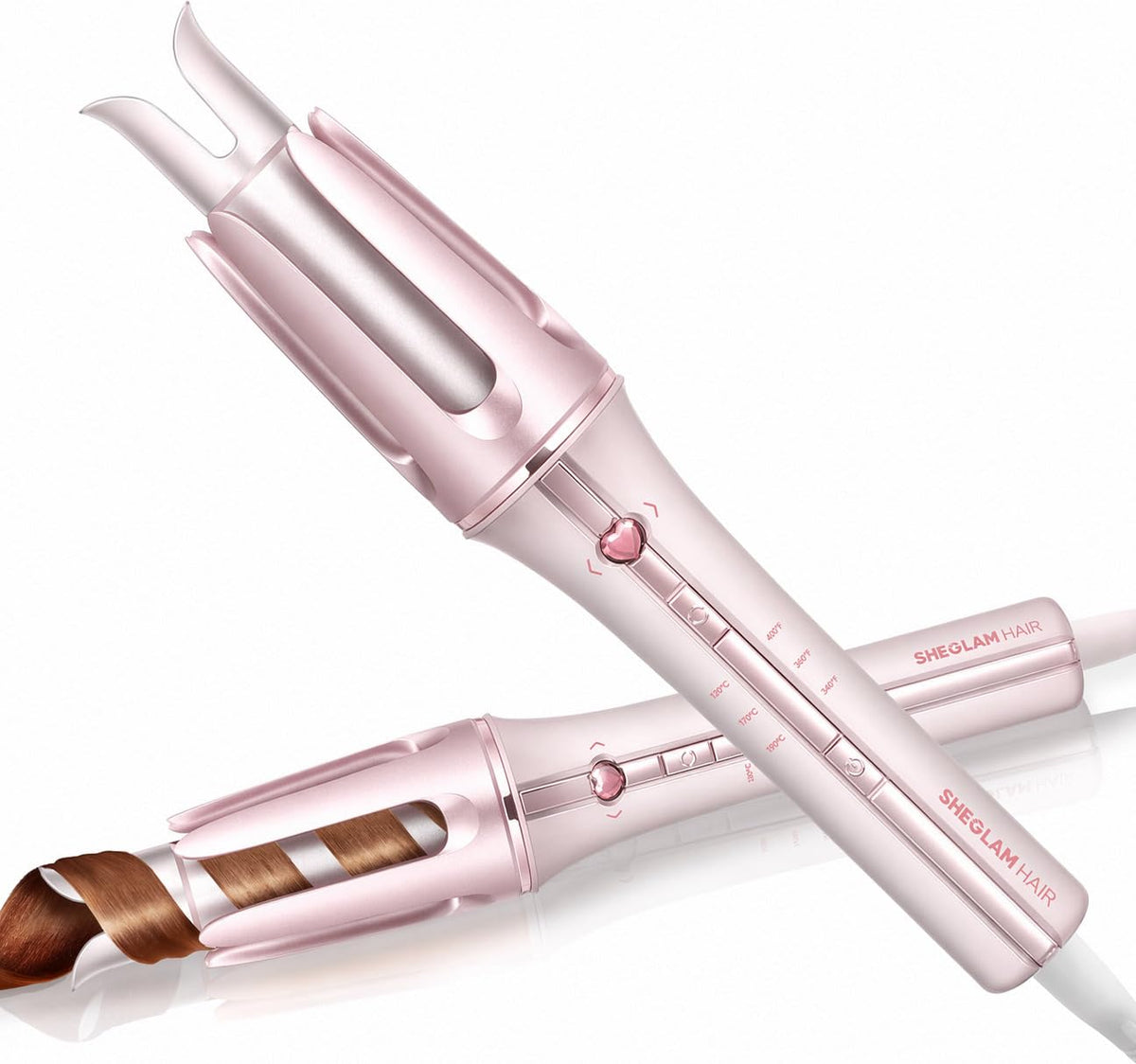 Automatic Curling Iron (Pink, 1.25 inch)