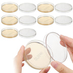 Nutrient Agar Plates 70mm Ready-to-use Agar Plates, Triple-Sealed Petri Dishes for Classroom, DIY Science Projects &