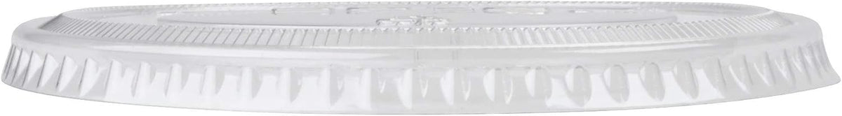 Cup Company - Ultra Clear Flat Cold Cup Lids f/16-24 oz Cups, PET, 100/Pack