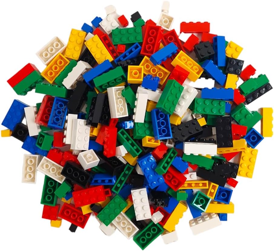 Building Bricks Classic - Building Bricks Set Compatible with Major Brands - 300 Piece Box, Loose Pack, Assorted