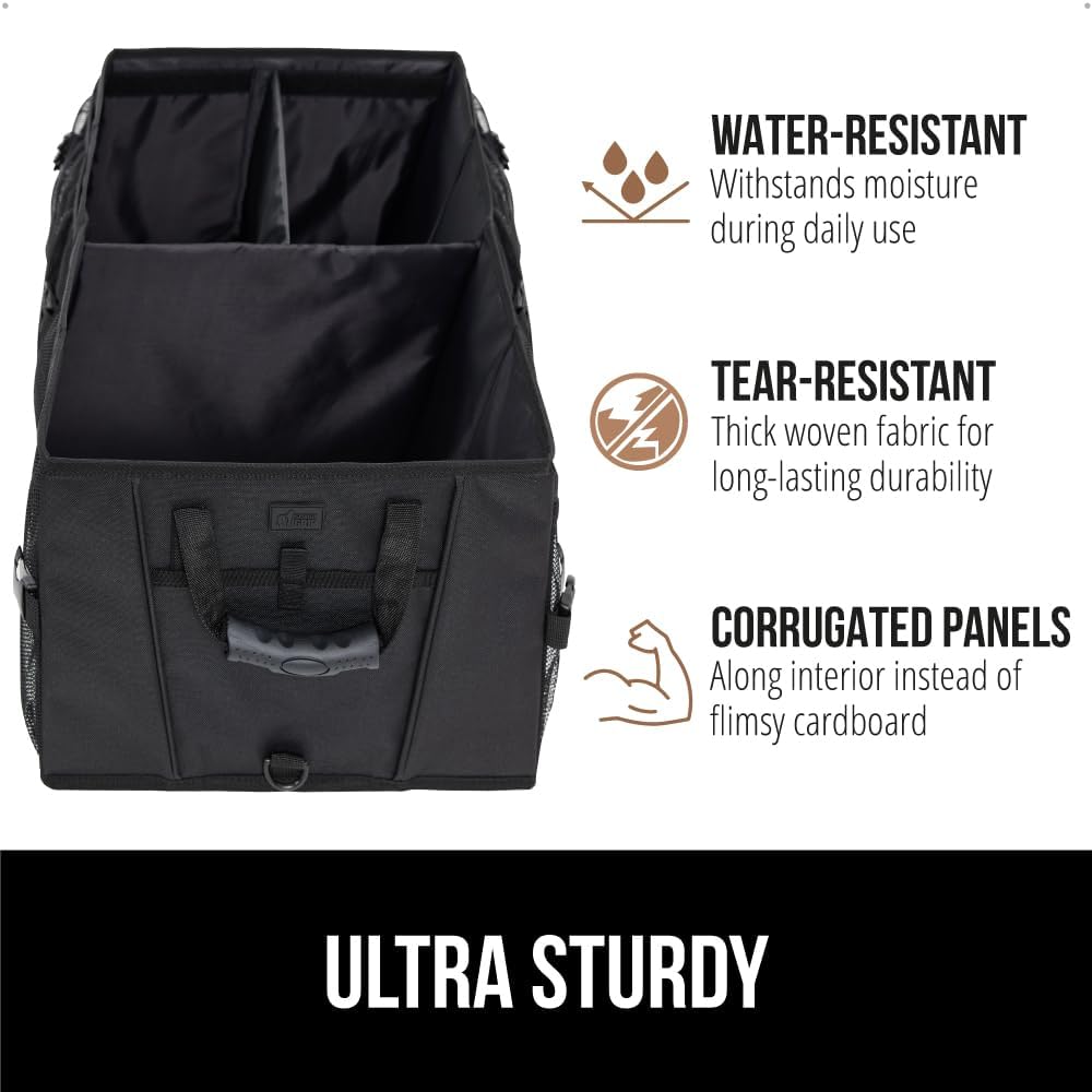 Trunk Organizer for SUV and Cars, Large Capacity Collapsible Car Trunk Storage Organizer, Heavy Duty Car Accessories