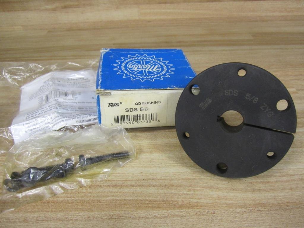 MARTIN SPROCKET & GEAR INC SDS 5/8 QD Bushing - F Bushing and Smaller