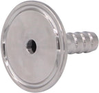 DERNORD 1.5" Tri Clamp to 0.5" Hose Barbed Adapter SUS304 Sanitary Hose Pipe Fitting (1/2 Inch Barb Hose)