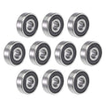 uxcell 625-2RS Deep Groove Ball Bearing 5x16x5mm Double Sealed ABEC-3 Bearings 10-Pack