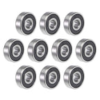 uxcell 625-2RS Deep Groove Ball Bearing 5x16x5mm Double Sealed ABEC-3 Bearings 10-Pack