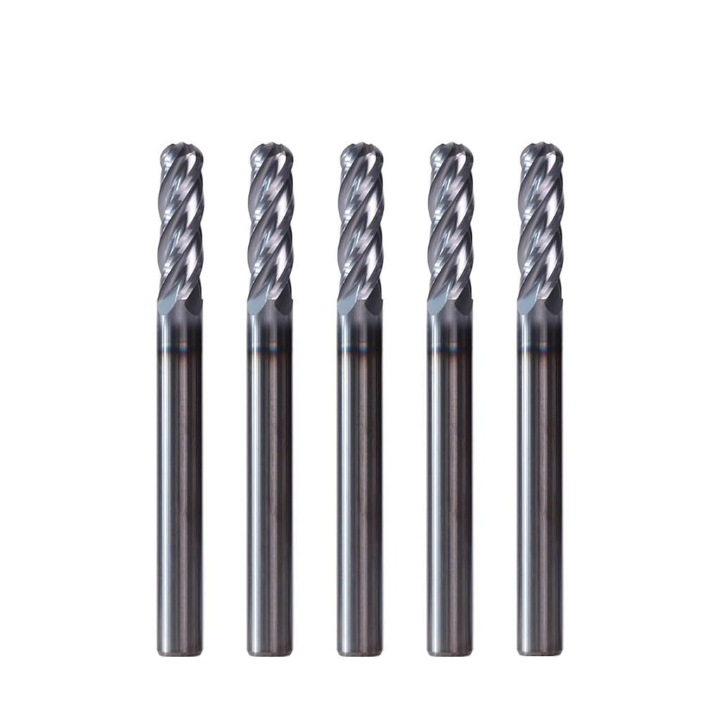 NZ 3/16" 4-Flute Ball Nose End Mill