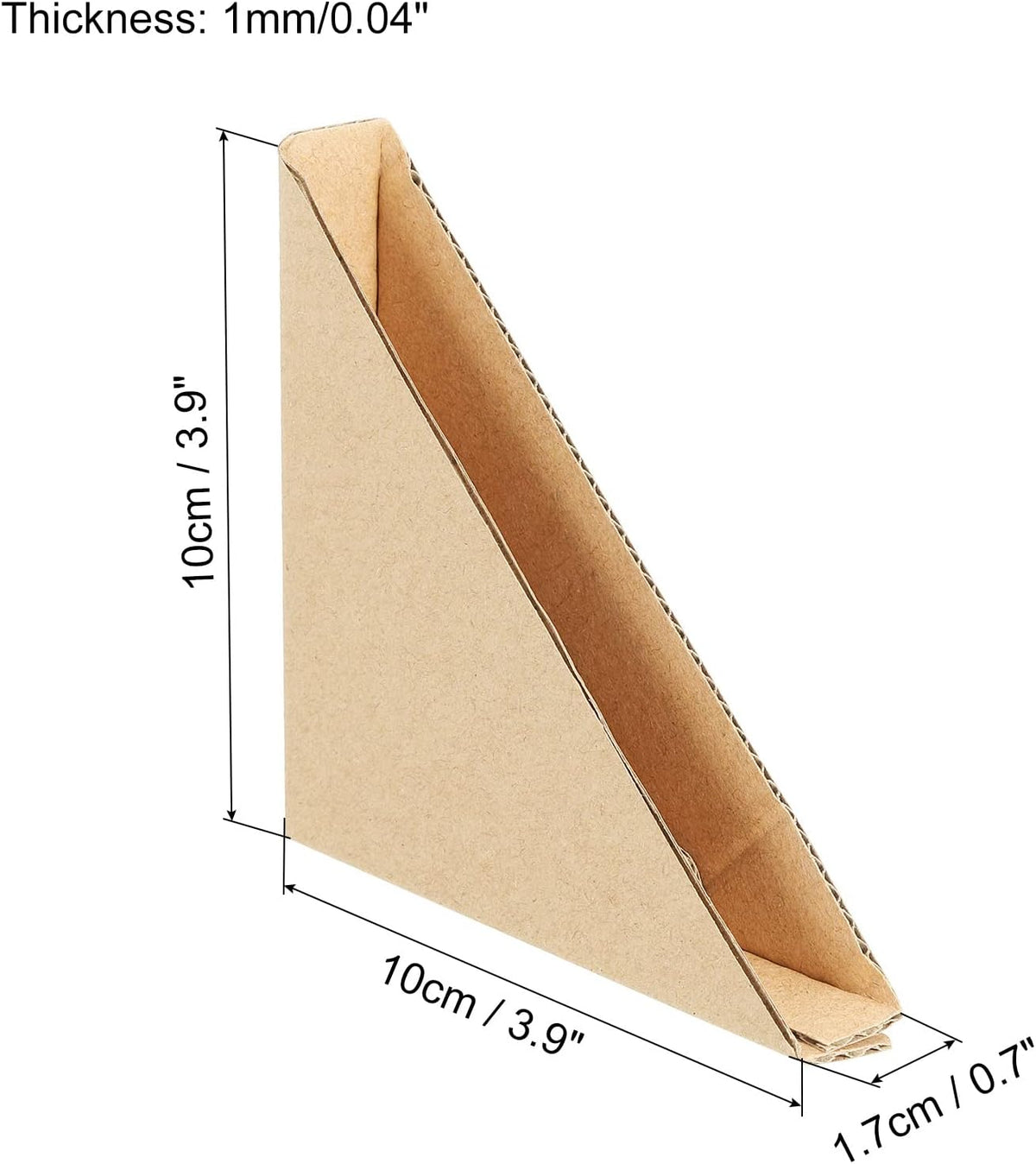 Adjustable Cardboard Corner Protector, Cardboard Edges Protector 10x10x1.7cm for Art, Packing, Shipping Supplies Pack