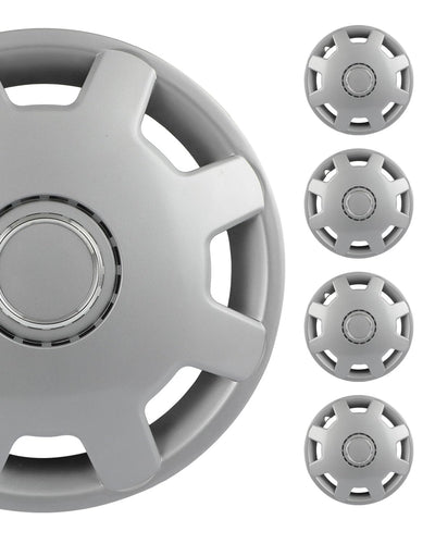 Hubcaps Wheel Cover 13" 4-Pack Silver