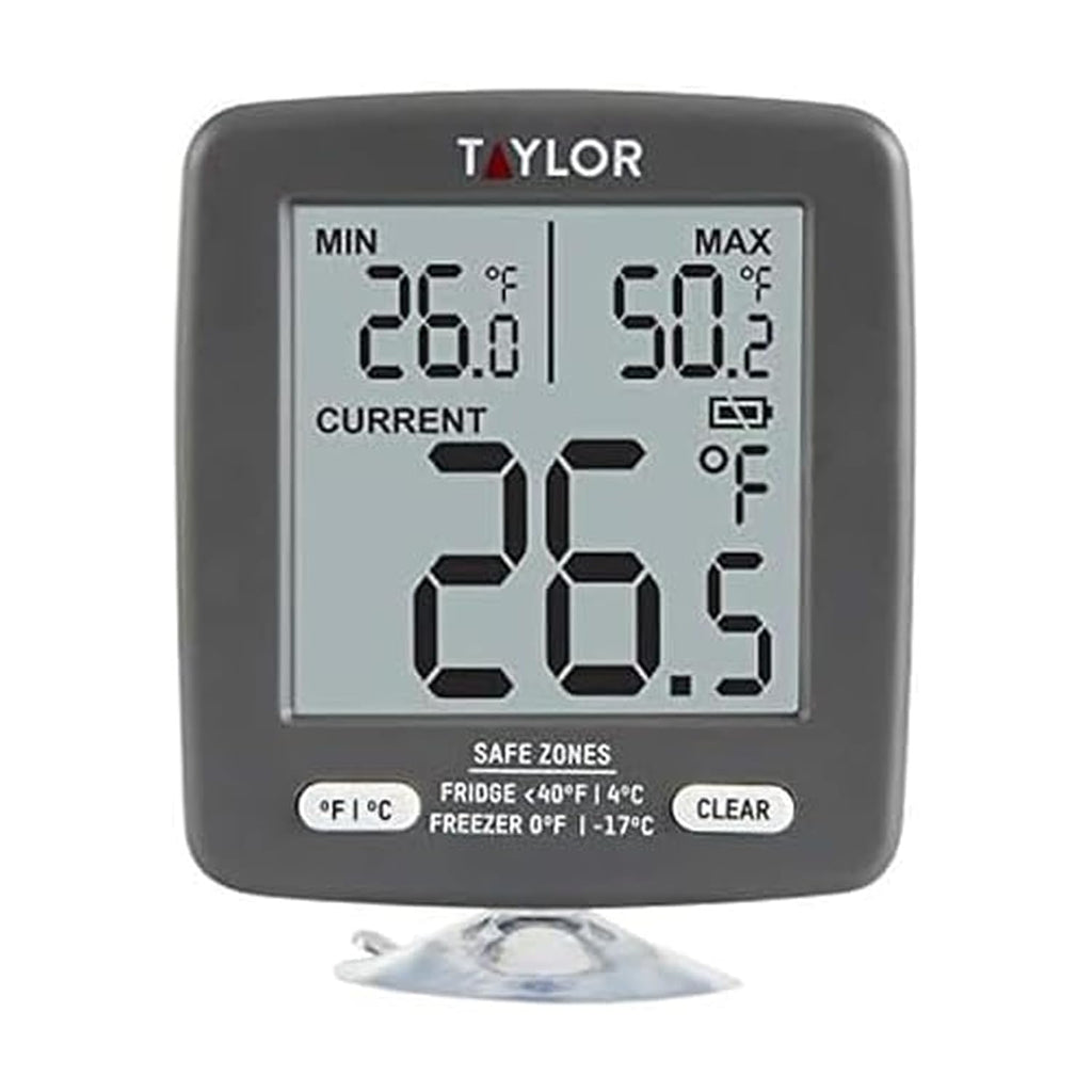 Digital Refrigerator Freezer Thermometer with Min/Max LCD Display