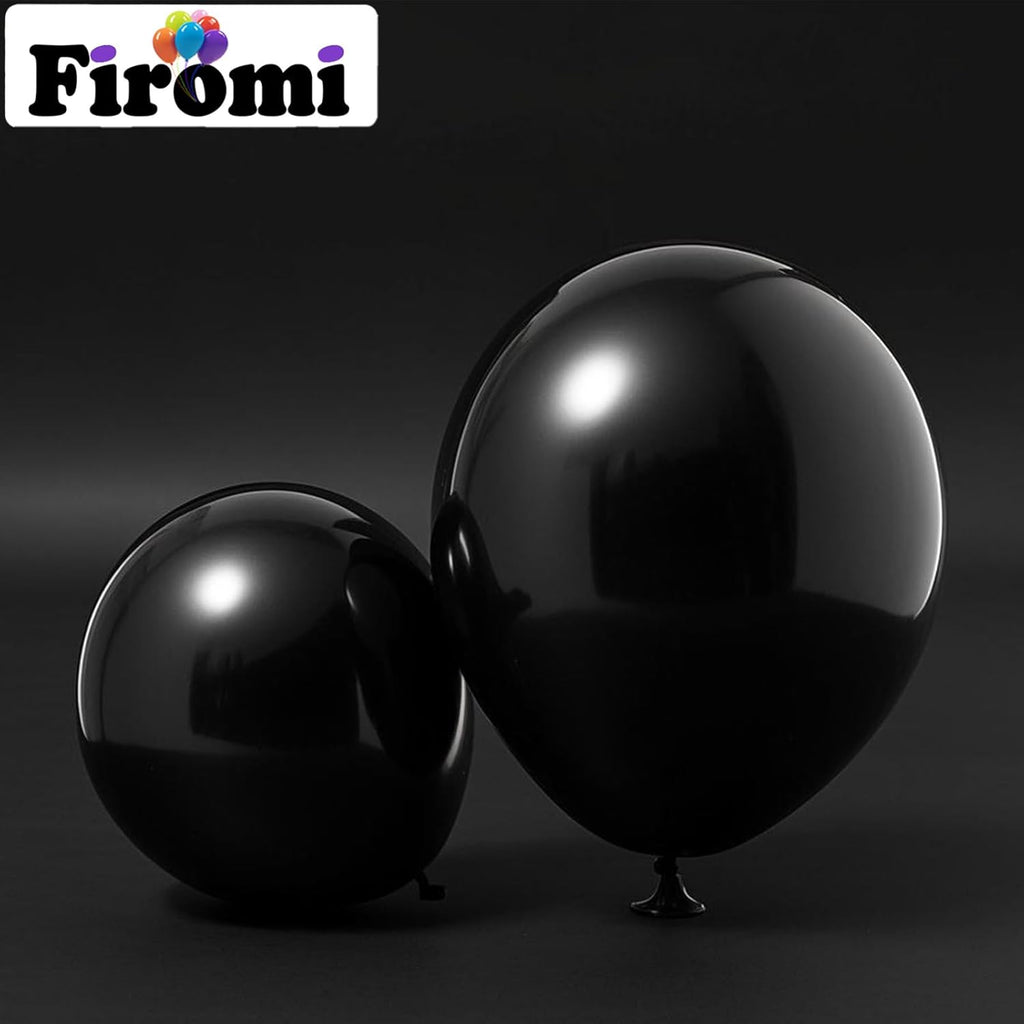 Super Black Balloons Set Different Sizes 12-inch 5-inch 18-inch 218 Pack Thicken Balloon Kit