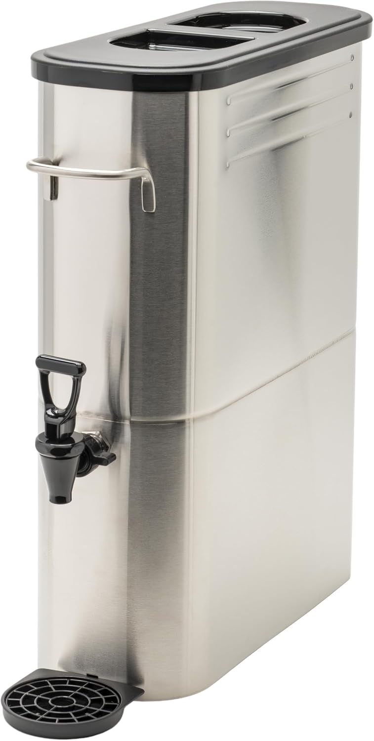 SSBD-5 Stainless Steel Ice Tea Dispenser, 5-Gallon,Medium