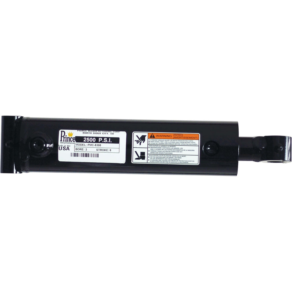 Prince Welded Tee Cylinder - 2,500 PSI, 3in. Bore, 36in. Stroke, 1 1/2in. Shaft, Model# PMC-8336