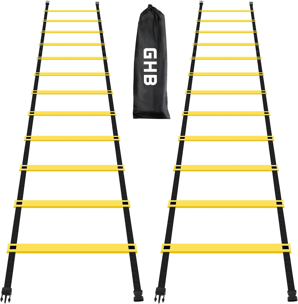 Pro Agility Ladder Agility Training Ladder Speed 12 Rung 20ft with Carrying Bag